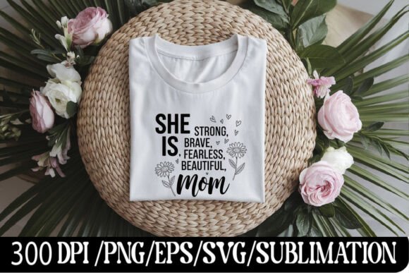Download She is Mom Mother's Day T Shirt Design - Premium Resources