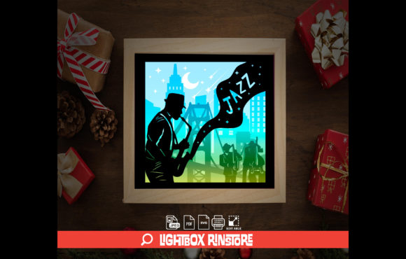 Download JAZZ 3p Paper Cut Light Box Template - Paper cut light box template Collection